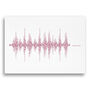 Hearts Football Song Soundwave Typography Print, thumbnail 2 of 4
