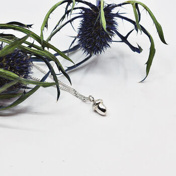 Acorn Necklace In Sterling Silver, 2 of 11