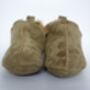 Sheepskin Slippers Olive 100% Hand Crafted Soft Sole, thumbnail 4 of 8