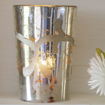 Vintage Style Glass Tea Light Holders, 2 of 3