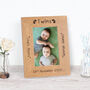 Personalised Twins Wood Picture Frame, thumbnail 2 of 2