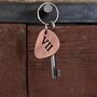 7th Anniversary Copper Guitar Pick Key Ring / Token, thumbnail 4 of 9