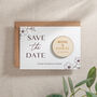Blossom Wedding Save The Date With Magnet, thumbnail 1 of 2