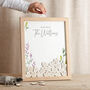 Wildflowers Wedding Drop Top Frame Guest Book, thumbnail 2 of 5