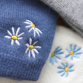 Personalised Daisy Ladies Soft Knit Warm Gloves Gift, 6 of 9