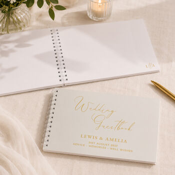 Personalised Wedding Guest Book, 12 of 12