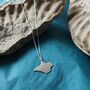 Isle Of Wight Shaped Pendant, thumbnail 1 of 6