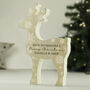 Personalised Snowflake Reindeer Ornament, thumbnail 5 of 8