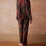 Folksy Fox Pyjamas Black, thumbnail 3 of 8