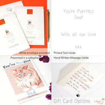 Personalised 'You're Purrfect' Cat Birthday Card, 5 of 5