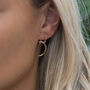 Moon With Star Drop Earrings, thumbnail 1 of 4