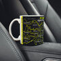 Formula 2026 Racing Circuits Mug Neon Green Edition, thumbnail 2 of 6