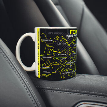 Formula 2026 Racing Circuits Mug Neon Green Edition, 2 of 6