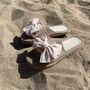 Personalised Bow Summer Sliders Sandals, thumbnail 2 of 7