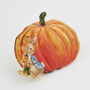 Fable England X Peter Rabbit Pumpkin Brooch, thumbnail 4 of 7