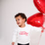 Valentines 'Cutest' Personalised Embroidered Sweatshirt, thumbnail 2 of 5