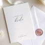 Luxury 'Letter To My Bride On My Wedding Day' Card, Elegant Calligraphy Design, thumbnail 1 of 6