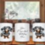 Personalised Dappled Silver Dachshund Dog Hearts Pet Gift Mug, thumbnail 2 of 2