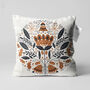 Winter Cushion Cover With Abstract Floral Themed, thumbnail 1 of 7