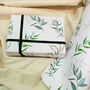 Watercolour Willow Leaf Gift Wrap, thumbnail 8 of 8