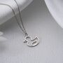 Sterling Silver Duck Necklace, thumbnail 3 of 10