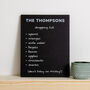 Personalised Hanging Chalkboard, thumbnail 1 of 6