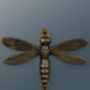 Brass Dragonfly Door Knocker Bronze Finish, thumbnail 1 of 2
