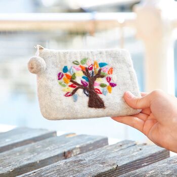 Felt Tree Of Life Pouch, 5 of 5