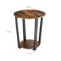 Round Side Table With Shelf, thumbnail 5 of 5