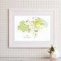 Personalised North Yorkshire Map: Add Favourite Places, thumbnail 2 of 4