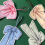 Personalisable Hand Stitched Bow Decoration, thumbnail 1 of 6