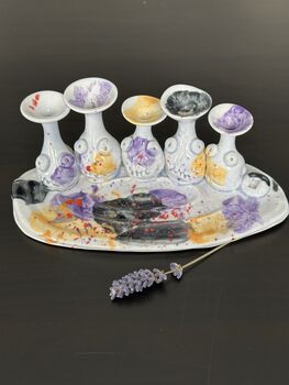 Handmade Porcelain Tea Light Holder/Funny Figurines, 4 of 4