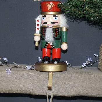 Wooden Christmas Stocking Holder, 2 of 3