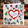 Diy Colourful Scratch Reveal Christmas Scratch Card Write Your Own Message, thumbnail 1 of 6