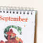 A5 Plantable Desk Calendar By The Rhs And Willsow, thumbnail 4 of 8