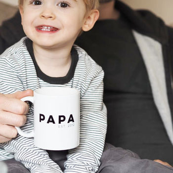 Personalised Papa Mug Father's Day Gift, 3 of 7