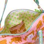 Quilted Weekend Bag | Pink Tiger, thumbnail 3 of 3