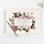 Tulips And Spring Flowers Wedding Guest Book, thumbnail 4 of 10