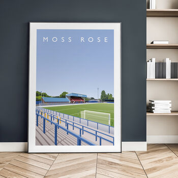 Macclesfield Moss Rose Main Stand Poster, 4 of 8