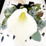 Personalised Calla Lily Scented Sympathy Card, thumbnail 3 of 4