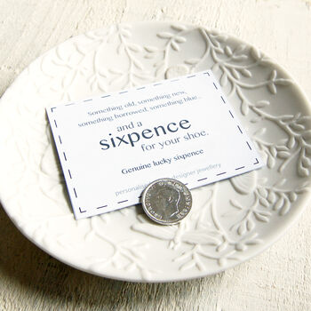 Bride's Lucky Sixpence, 2 of 3