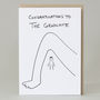 'Congratulations To The Graduate' Card, thumbnail 1 of 2