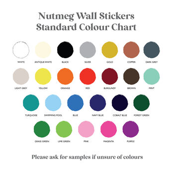 Personalised Scroll Motif Name Wall Sticker, 3 of 4