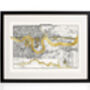 London Docks Limited Edition Screen Print Gold Leaf, thumbnail 1 of 3