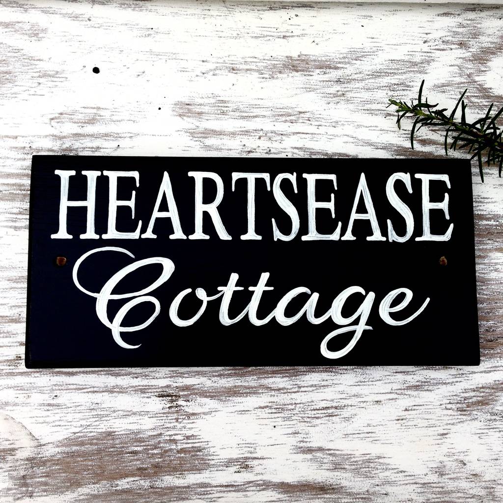 house sign artisan crafted by potting shed designs 