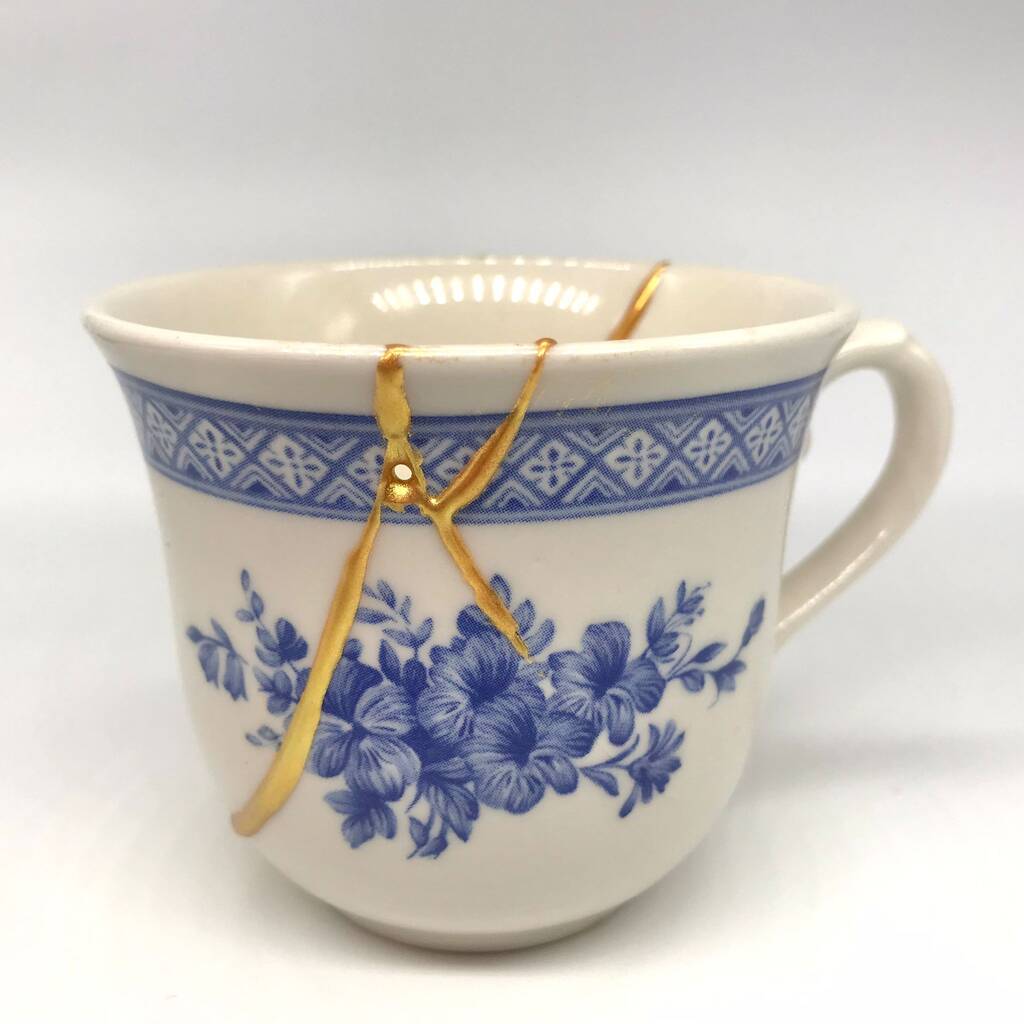 Bone China Kintsugi Tea Cup By Kintsugi Fusion