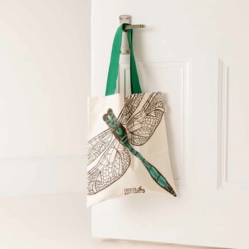 Dragonfly Canvas Tote Bag, 3 of 3