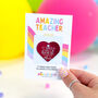 Teacher Thank You Keepsake Hug Token, thumbnail 1 of 3