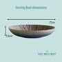Matrix Ceramic Serving Bowl, thumbnail 2 of 4