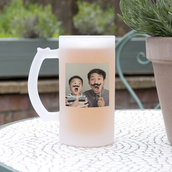 Personalised Photo Frosted Beer Stein, 8 of 12